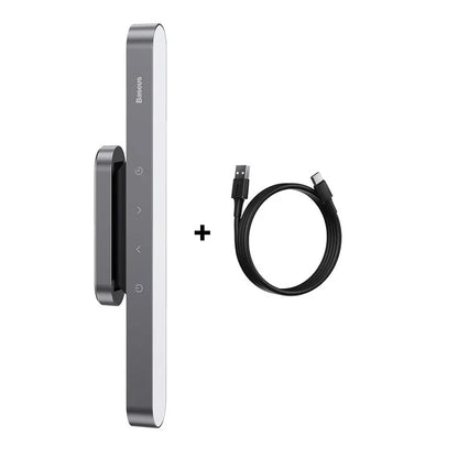 Magnetic LED Table Lamp with Stepless Dimming, Rechargeable