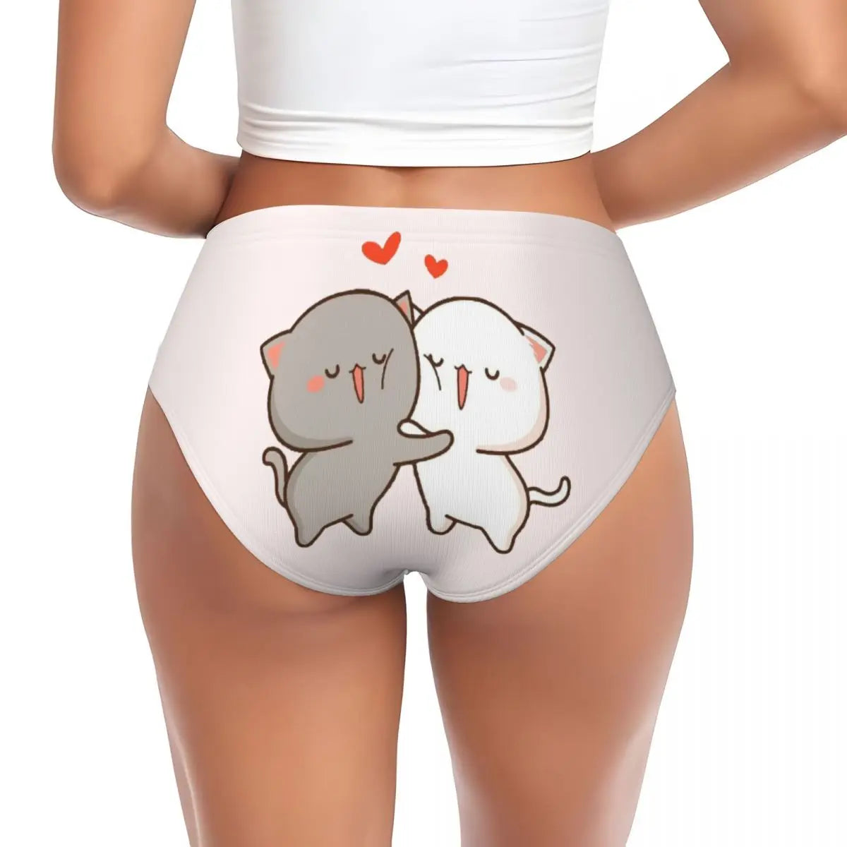 Custom Women’s Mochi Cat Peach & Goma Panties – Cute & Comfortable Briefs