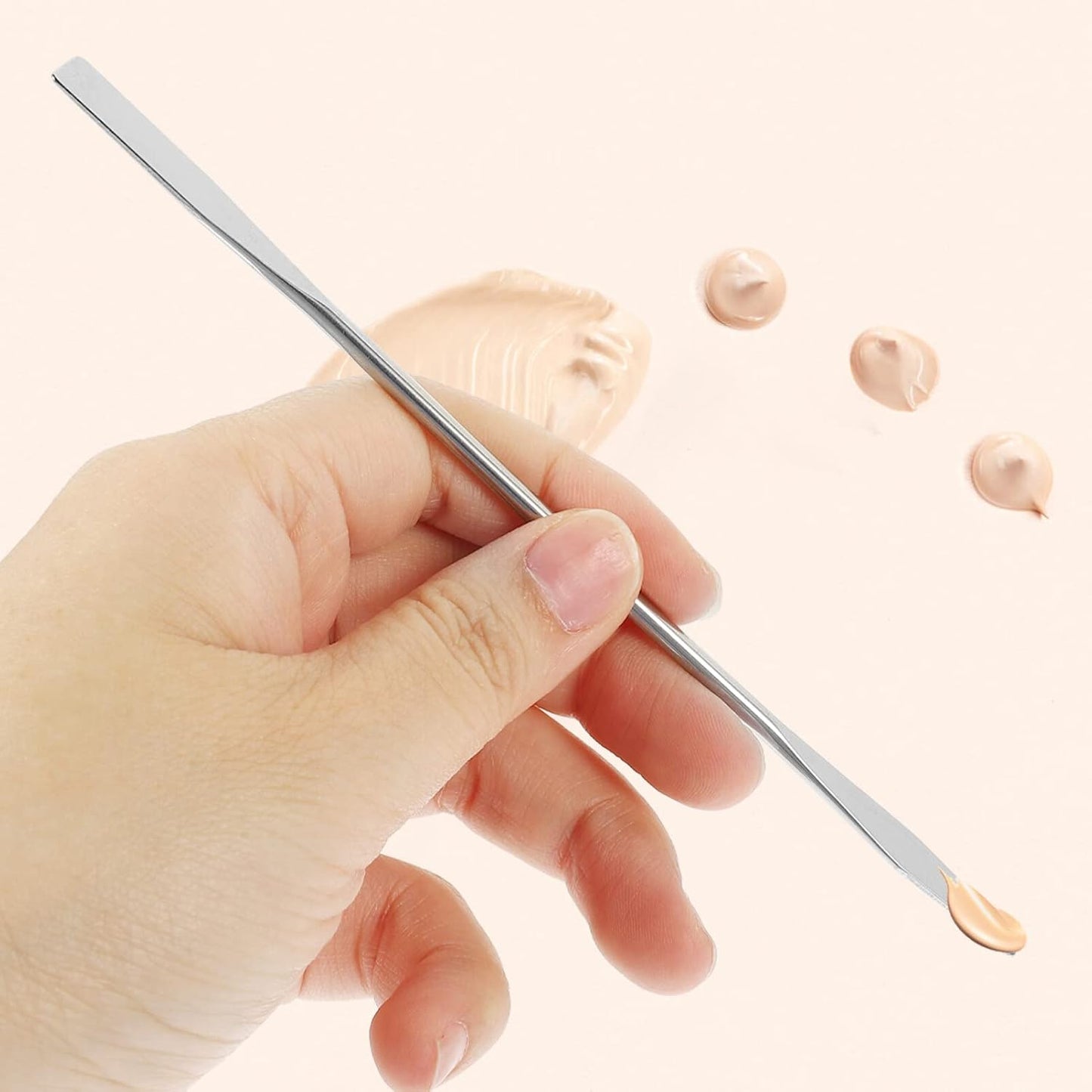 5Pcs Stainless Steel Makeup & Nail Mixing Tools Kit