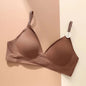 Top New Threaded Non-marking Women's Bra Without Steel Ring Gathering Anti-sagging Women's Underwear Sports Comfortable Bra