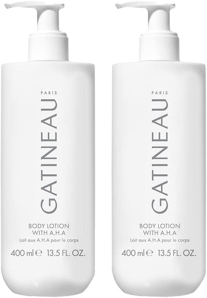 AHA Body Lotion Duo: Hydrating Cream with Shea Butter, 400ml x2