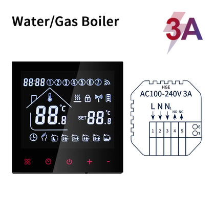 WiFi Smart Thermostat for Heating, Tuya & Alexa Compatible