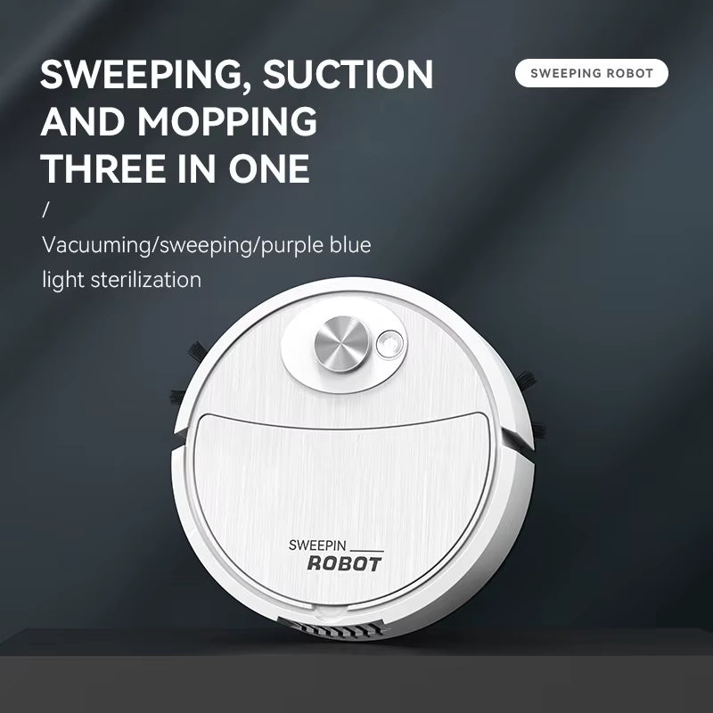 USB Charging Robot Vacuum – Pet Hair, Floors, Carpets