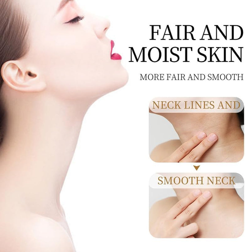 5 Pcs Neck Wrinkle Pads - Anti-Aging Moisturizing Firming Mask