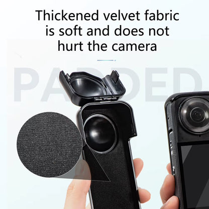 "Anti-Scratch Protector Case & Lens Cover for X4 Camera"