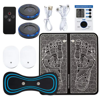 EMS Electric Foot Massager Pad with USB Charging