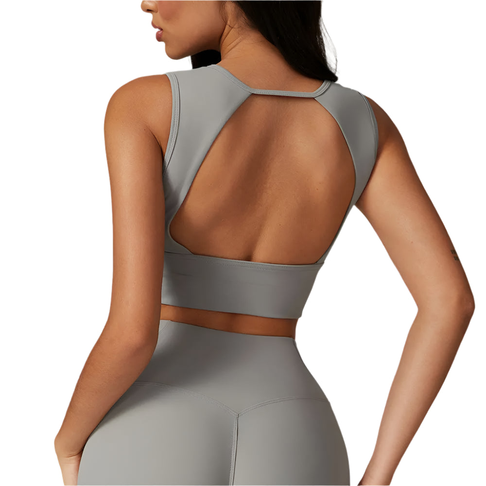 Women Clothes Breathable Sports Bra Absorb Sweat Shockproof Padded Gym Workout Running Fitness Yoga Bra Push Up Sports Underwear