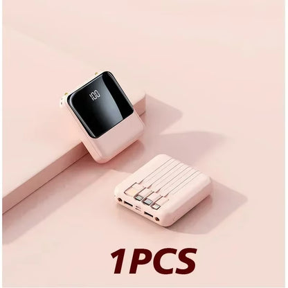 100000mAh 4-Wire Power Bank, Fast Charging, Ultra-Thin