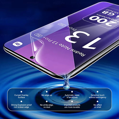 6-in-1 Hydrogel Film & Camera Glass for Redmi Note 13 Pro+