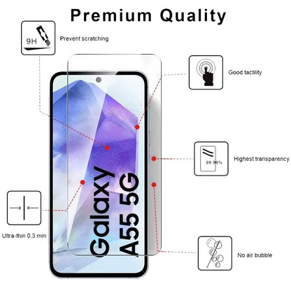 5PCS Tempered Glass for Galaxy A Series A55/A35/A14/A54