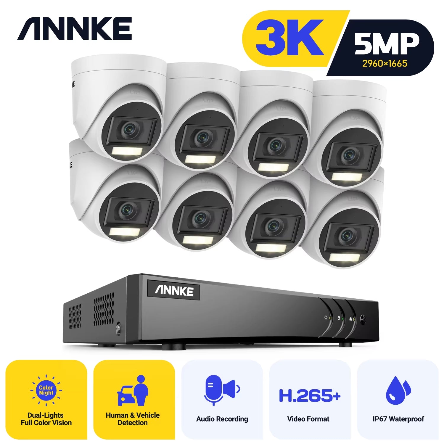 Wireless Video Doorbell with Night Vision & Motion Detection