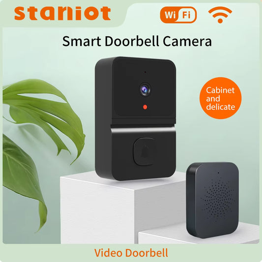 Smart Video Doorbell WiFi Tuya Wireless, 2-Way Voice Call