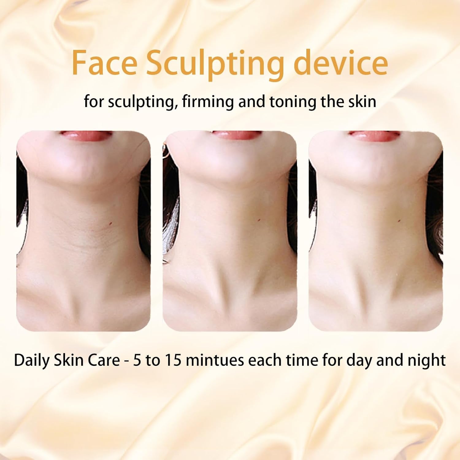 3-in-1 Firming Face & Neck Device – Double Chin Reducer, Massager