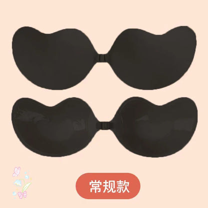Invisible Strapless Adhesive Push-Up Bra – Seamless Backless Silicone Lingerie for Women