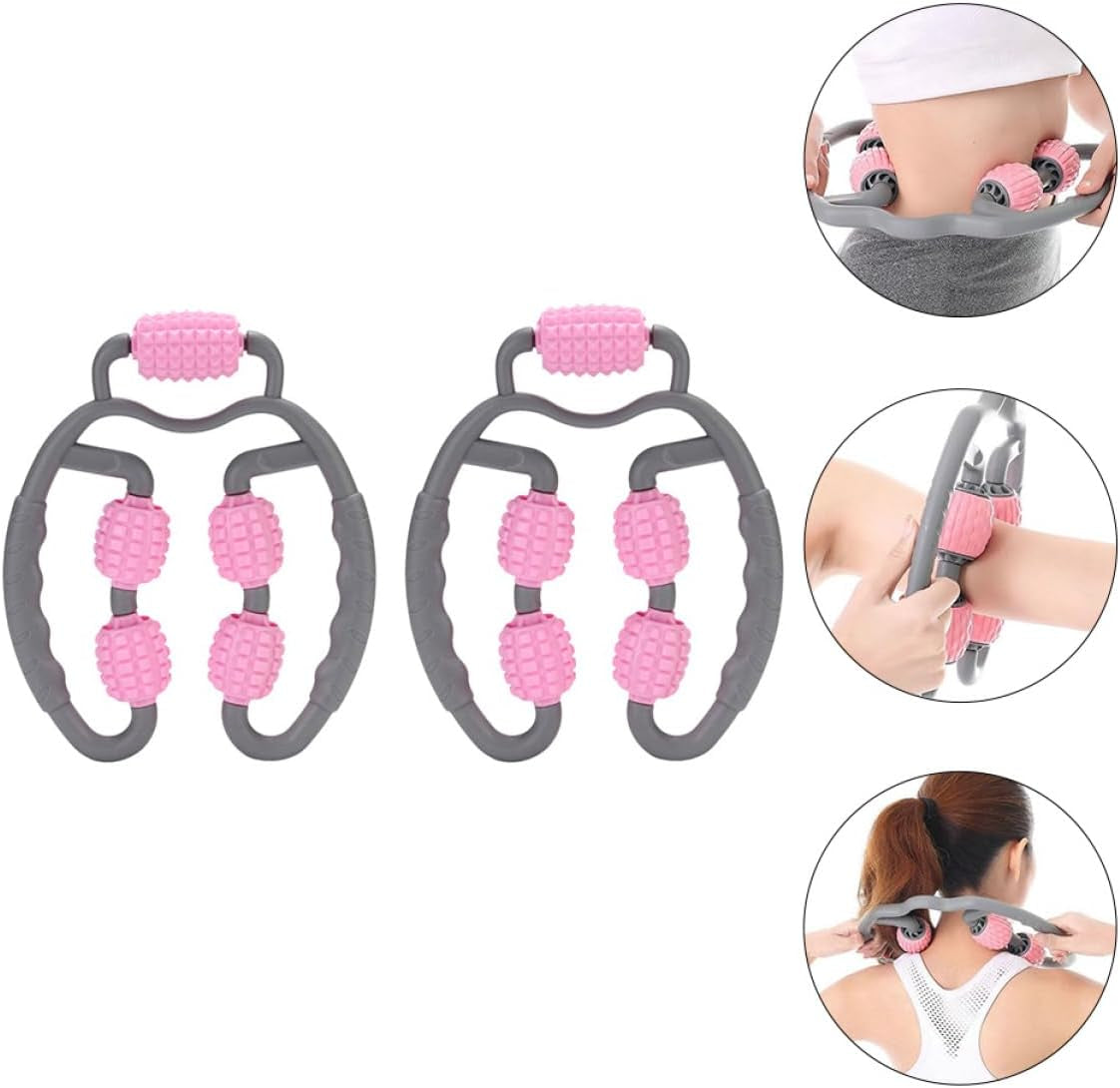 2Pcs Handheld Muscle Massager – Leg & Neck Relaxation