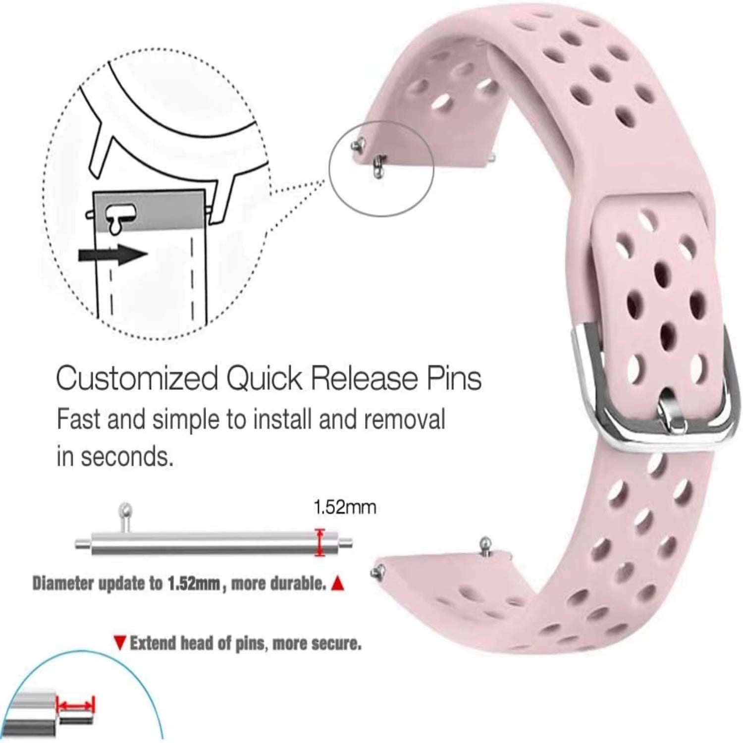 Oceanic Smartwatch Band for Garmin – Stylish & Functional Upgrade