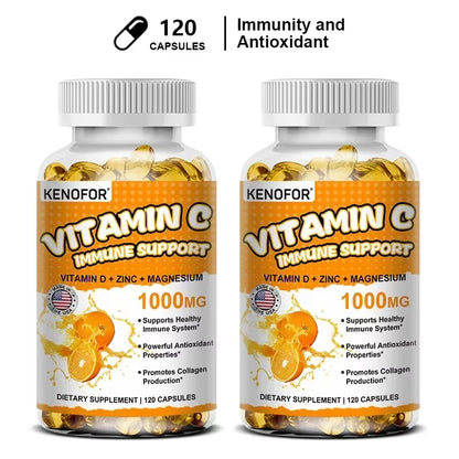 Vitamin C Supplement – Immune Support, Collagen & Skin Health