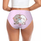 Custom Women’s Mochi Cat Peach & Goma Panties – Cute & Comfortable Briefs