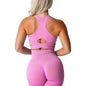 Seamless Sculpt Seamless Bra Top Spandex Woman Fitness Elastic Breathable Breast Enhancement Leisure Sports Underwear