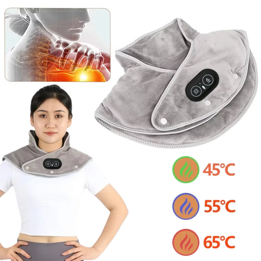 Electric Heating Neck & Shoulder Massager with USB & Heat