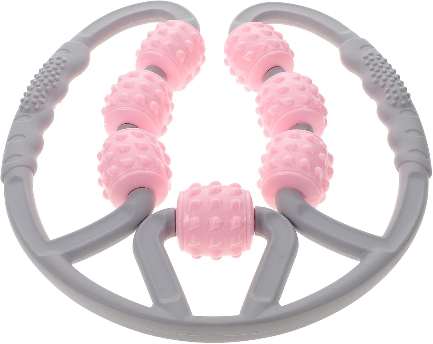 Seven-Wheel Deep Tissue Massage Roller – Handheld Muscle Relaxation Tool