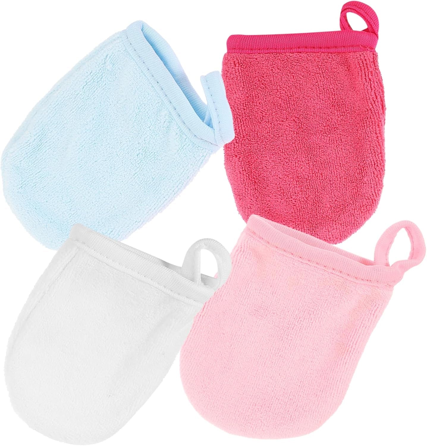 20-Pack Facial Cleansing Mitts - Soft Makeup Remover Towels for Face & Oil Wash