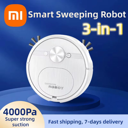 Xiaomi 3-in-1 Robot Vacuum – 4000Pa, Pet Hair & Carpet Cleaning