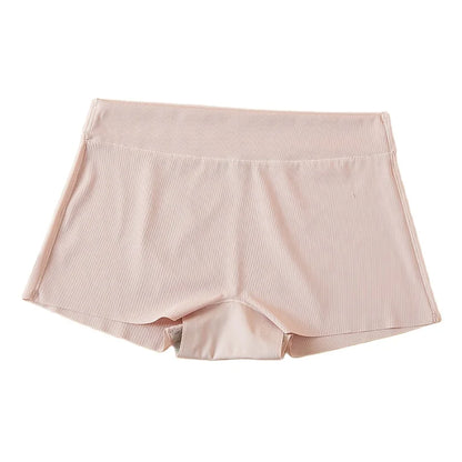 Women’s Seamless Safety Shorts – Ice Silk, Anti-Friction Boyshorts