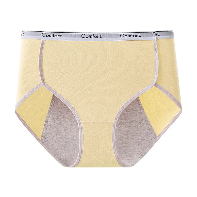Women's Leakproof Menstrual Underwear – High-Waist Cotton Period Panties for Comfort & Protection