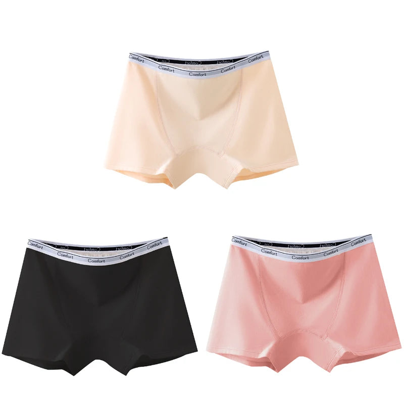 3-Pack Women's Leakproof Menstrual Underwear – High-Waist Cotton Period Panties
