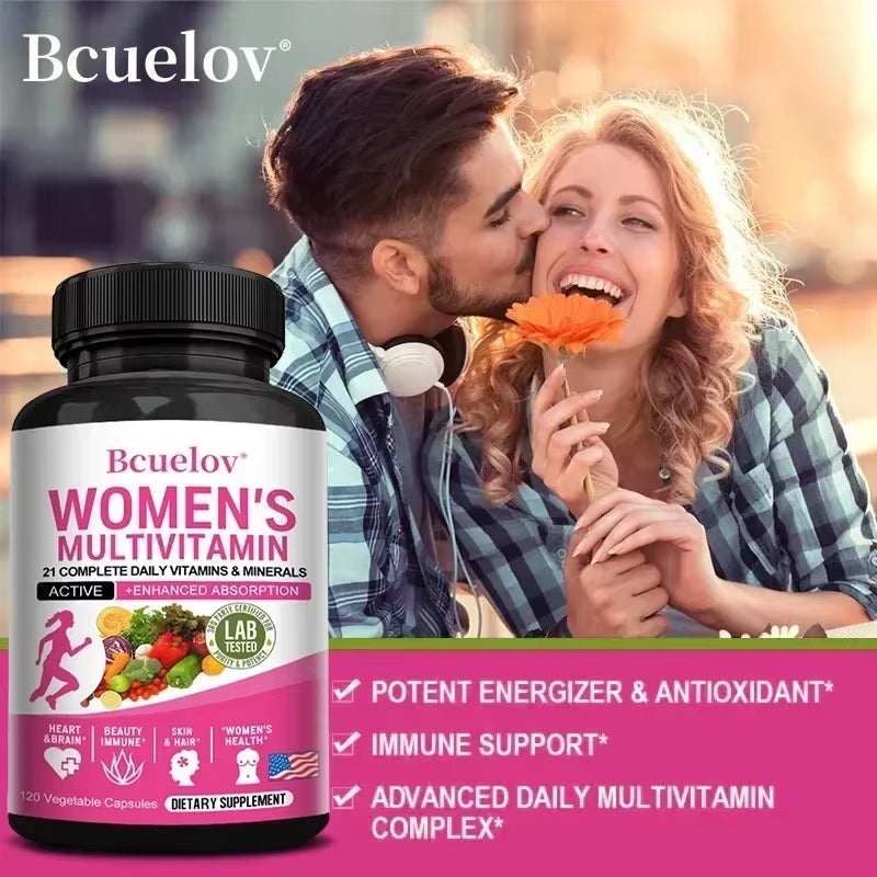 Women’s Daily Multivitamin for Energy, Heart, Skin & Immunity