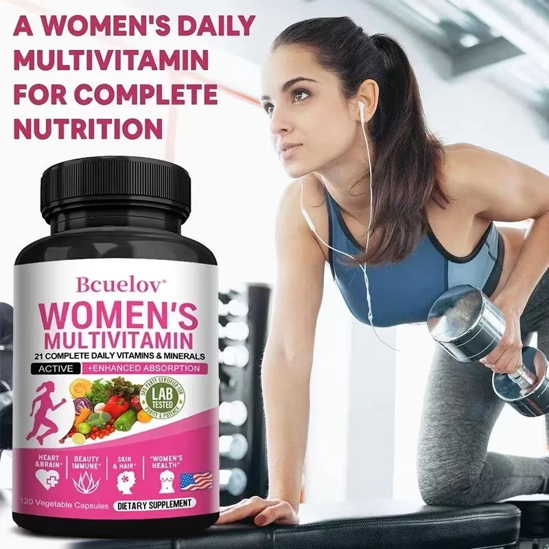Women’s Daily Multivitamin for Energy, Heart, Skin & Immunity