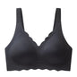 Traceless Plus Size Women Underwear No Steel Rings Gather Fixed Cup Prevent Sagging Soft Support Comfortable Thin Sports Bra