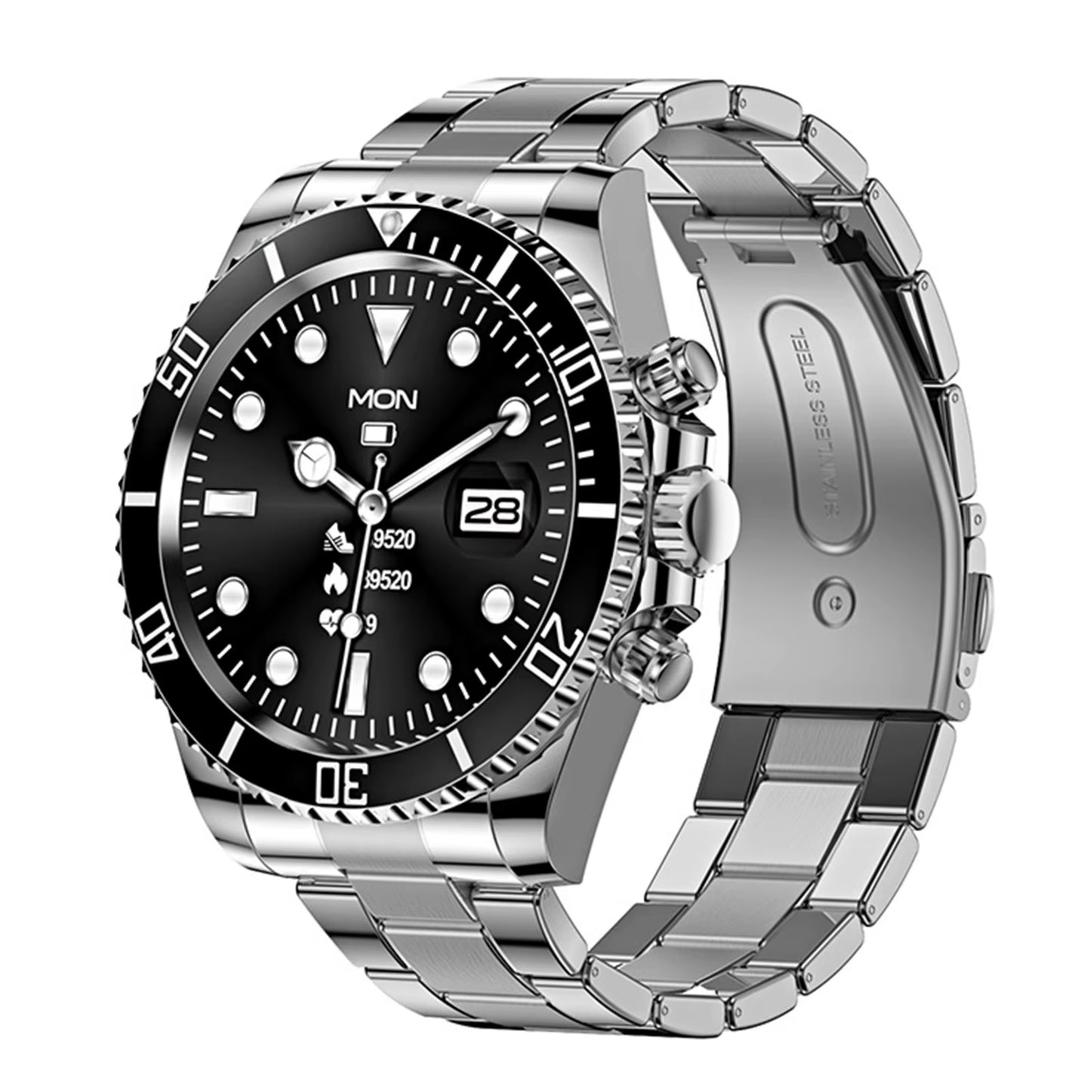 AW12 Smartwatch 1.3" Touchscreen with Bluetooth & Health Tracking