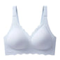 Traceless Plus Size Women Underwear No Steel Rings Gather Fixed Cup Prevent Sagging Soft Support Comfortable Thin Sports Bra