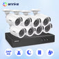 8CH 5MP DVR with 8 Waterproof Outdoor Security Cameras