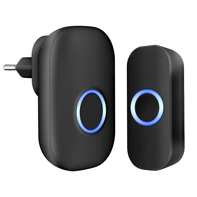 Wireless 433MHz Doorbell 200M Range, 38 Songs, Waterproof