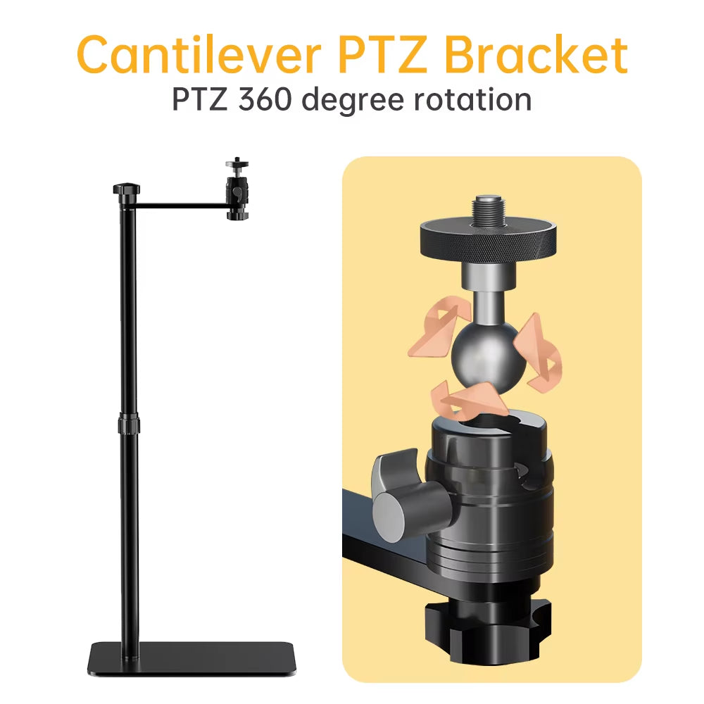 Adjustable 360° Projector Tripod Stand for Home & Office Use