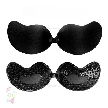 Invisible Strapless Adhesive Push-Up Bra – Seamless Backless Silicone Lingerie for Women