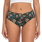 Custom Womens Day Of The Dead Gothic Panties Underwear Female Stretch Mexican Sugar Skull Briefs Underpants