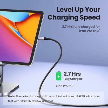 100W USB-C to USB-C Cable for MacBook, iPad, Samsung