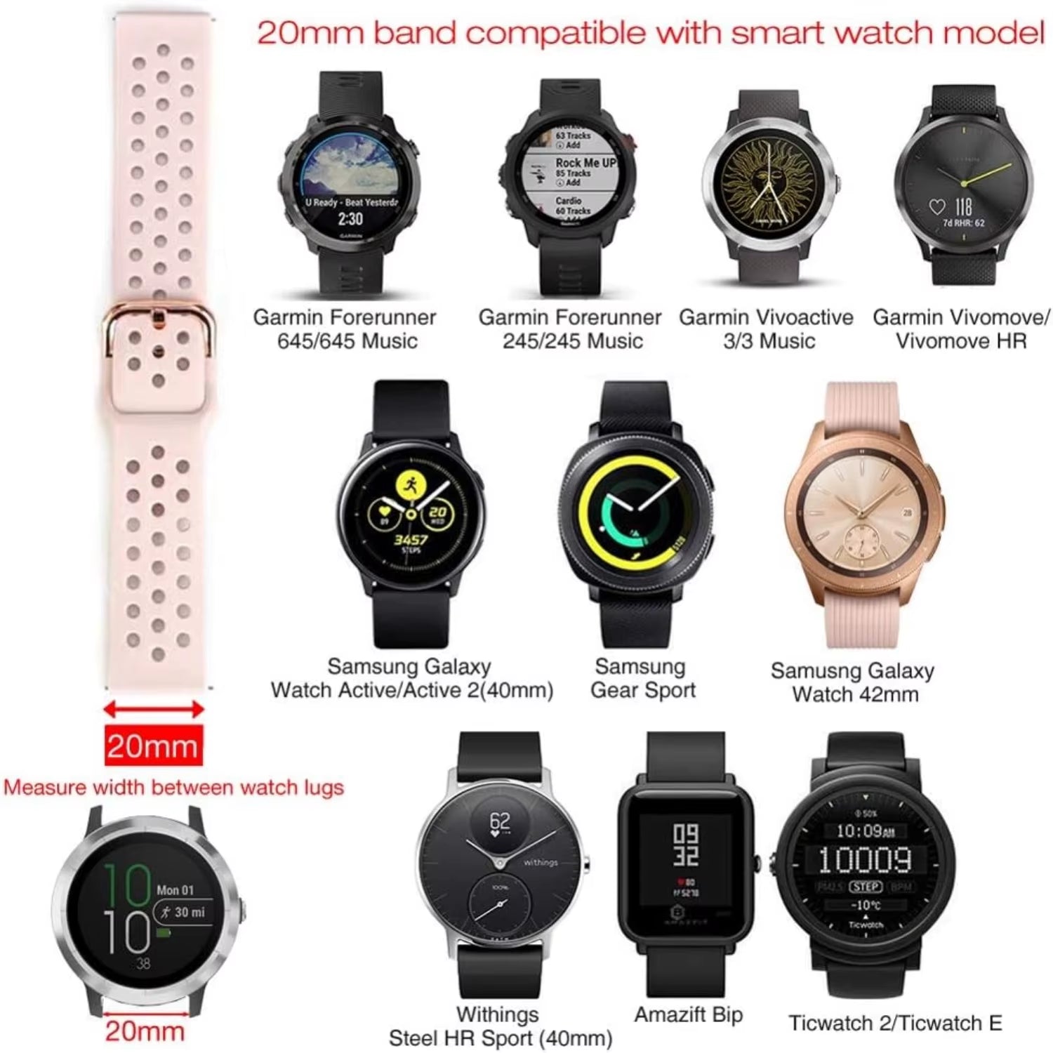 Oceanic Smartwatch Band for Garmin – Stylish & Functional Upgrade