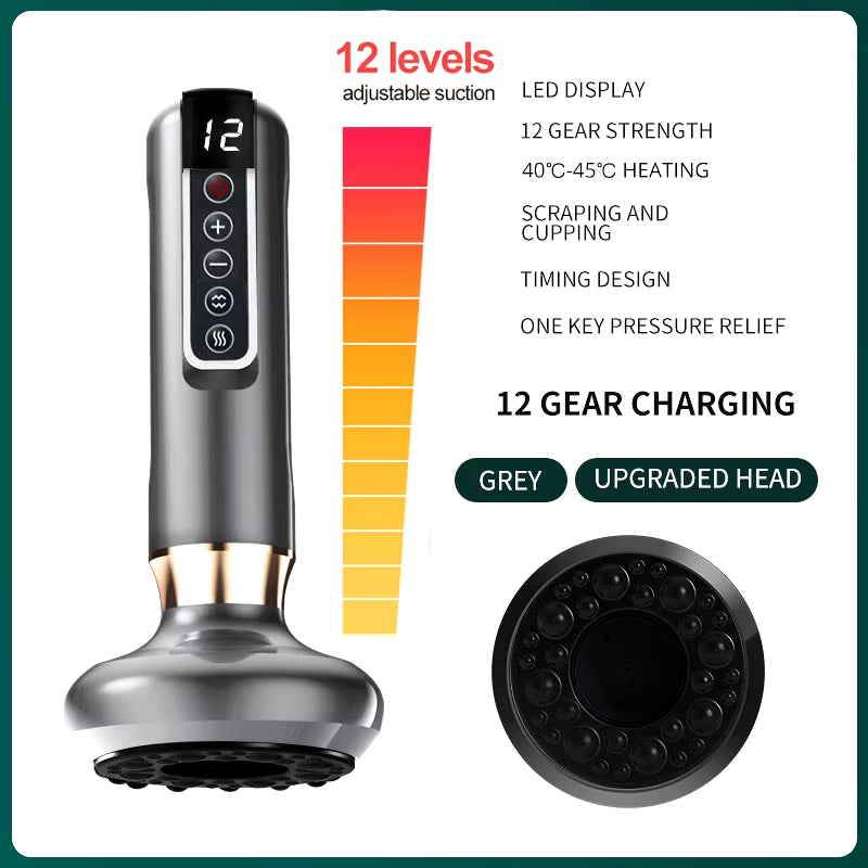 Electric Cupping Massager Vacuum Suction Guasha Cellulite