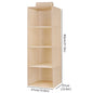 "Collapsible Wardrobe Hanging Storage Bag with Shelves"