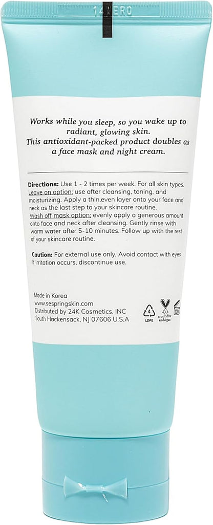 Dreamy Glow Camellia Sleeping Mask – Vegan Korean Skincare
