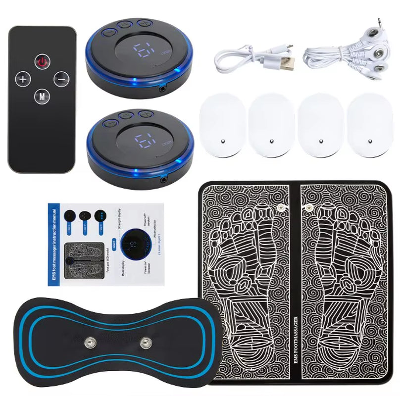 EMS Electric Foot Massager Pad with USB Charging