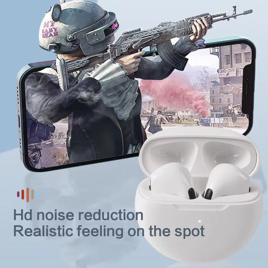 Pro6 TWS Touch Control Bluetooth 5.0 Wireless Earbuds