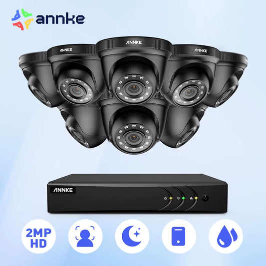 8CH 1080P FHD CCTV System with 5MP Recorder & Cameras