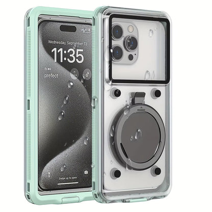"Shockproof Waterproof Phone Case 6.9'' with Stand & Protection"