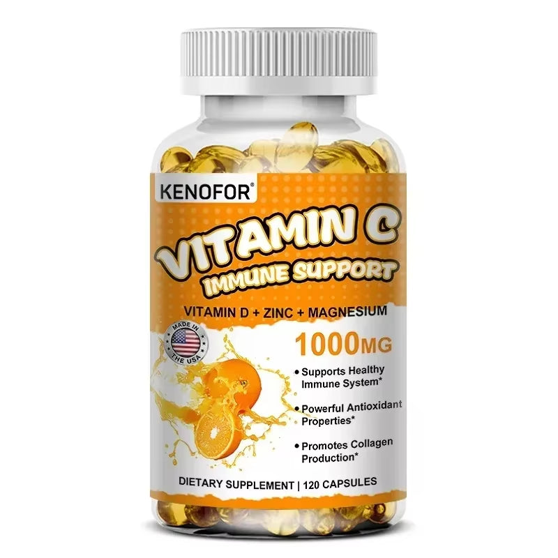 Vitamin C Supplement – Immune Support, Collagen & Skin Health